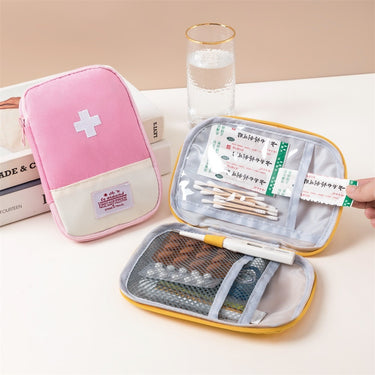Portable Medical Bag Macaron Color Medicine Storage Bag